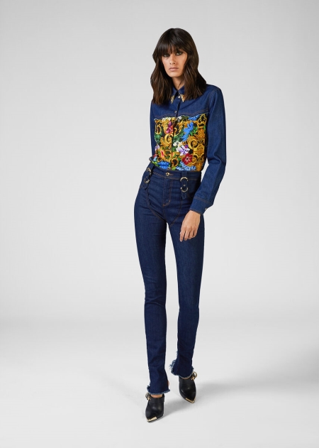 Versace Belt Detail Jeans Dam - 057142OAI